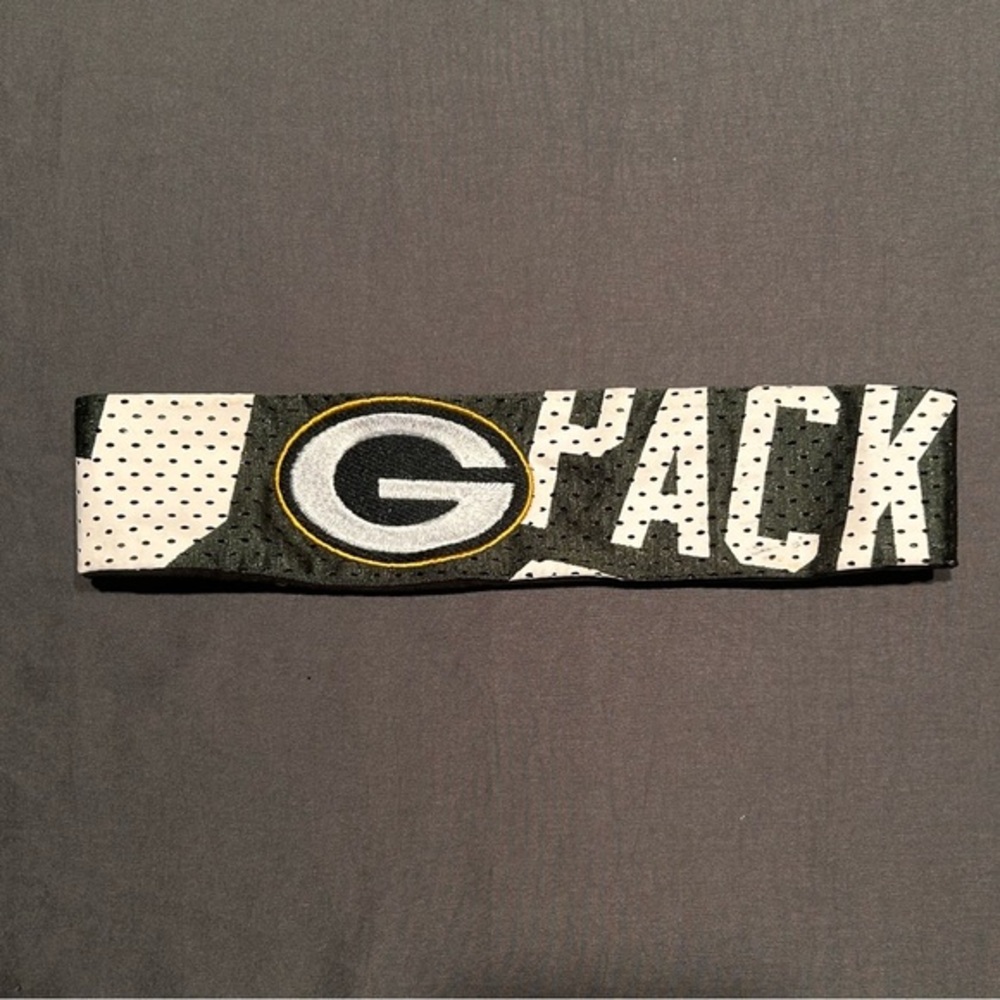 NFL Green Bag Packers Fanband Jersey Fabric Headband